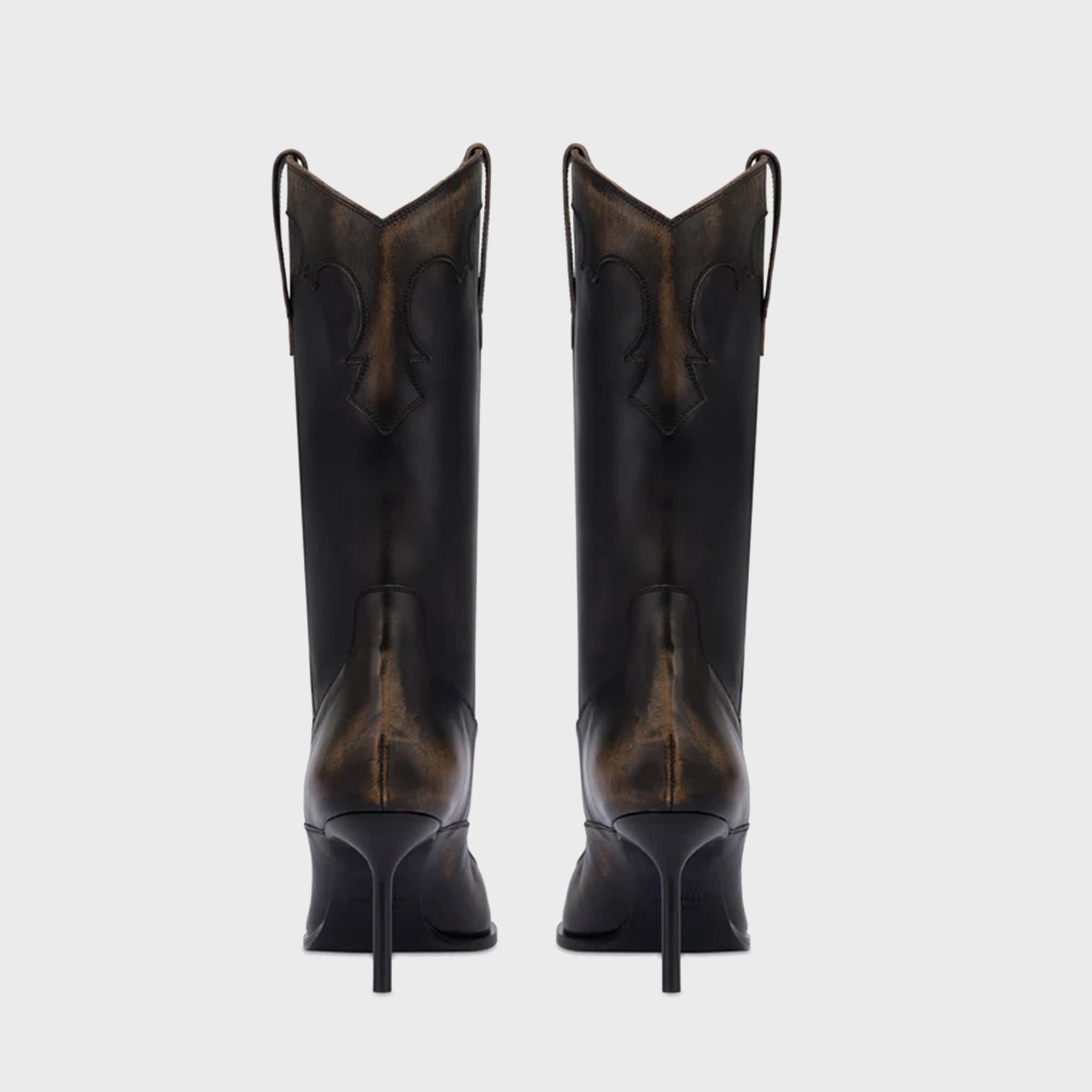 Paris Texas Lidia Western Embroidered Boot 70 - Black