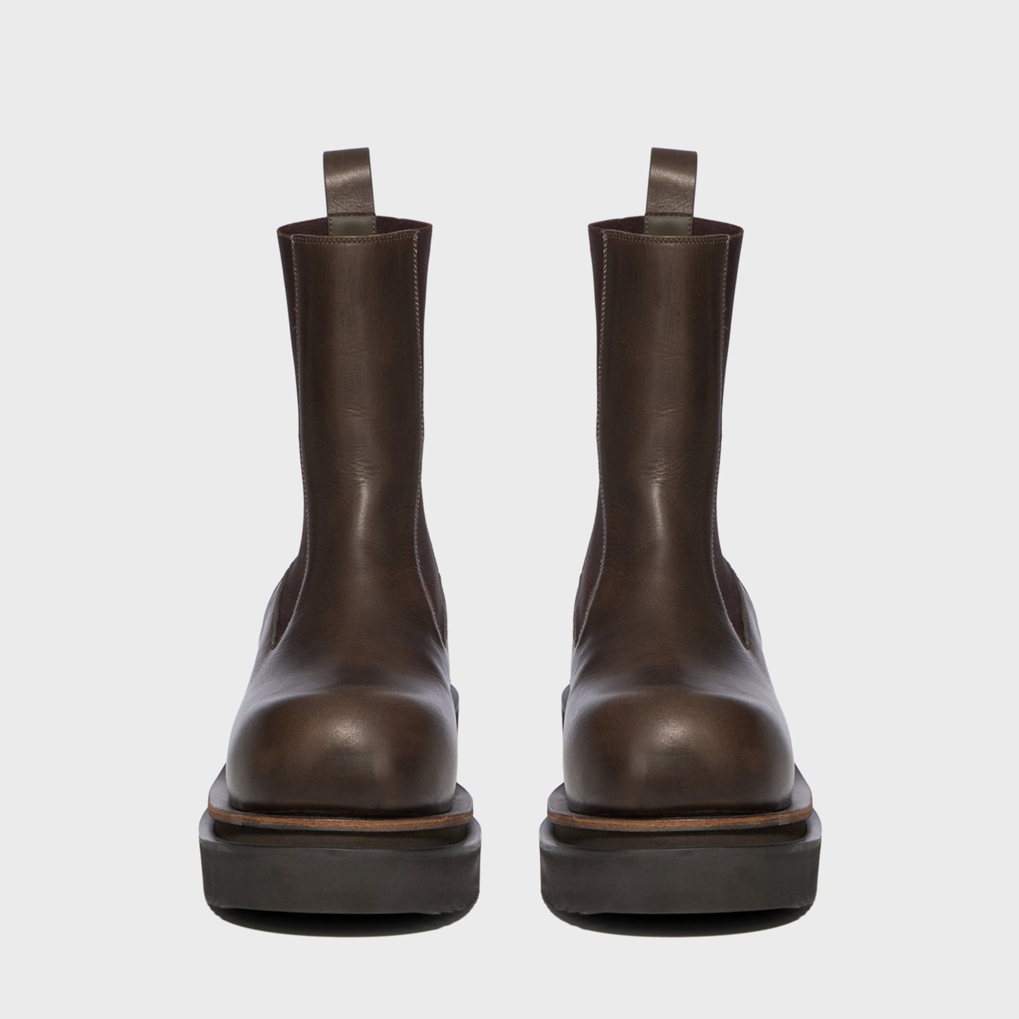Rick Owens WMNS Beatle Bogun Chelsea Boots - Dark Dust