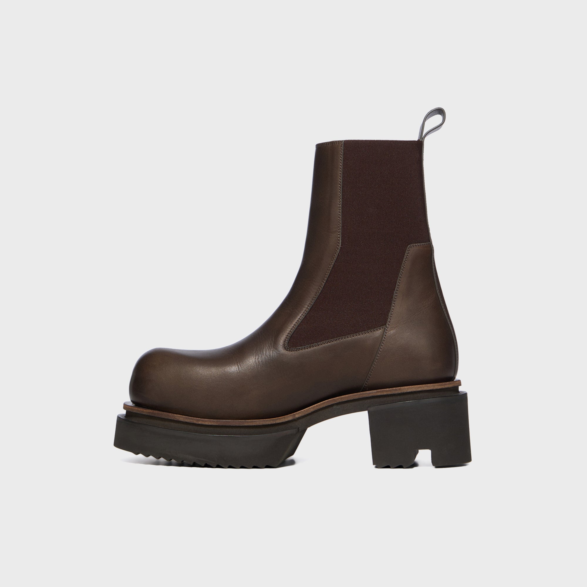 Rick Owens WMNS Beatle Bogun Chelsea Boots - Dark Dust