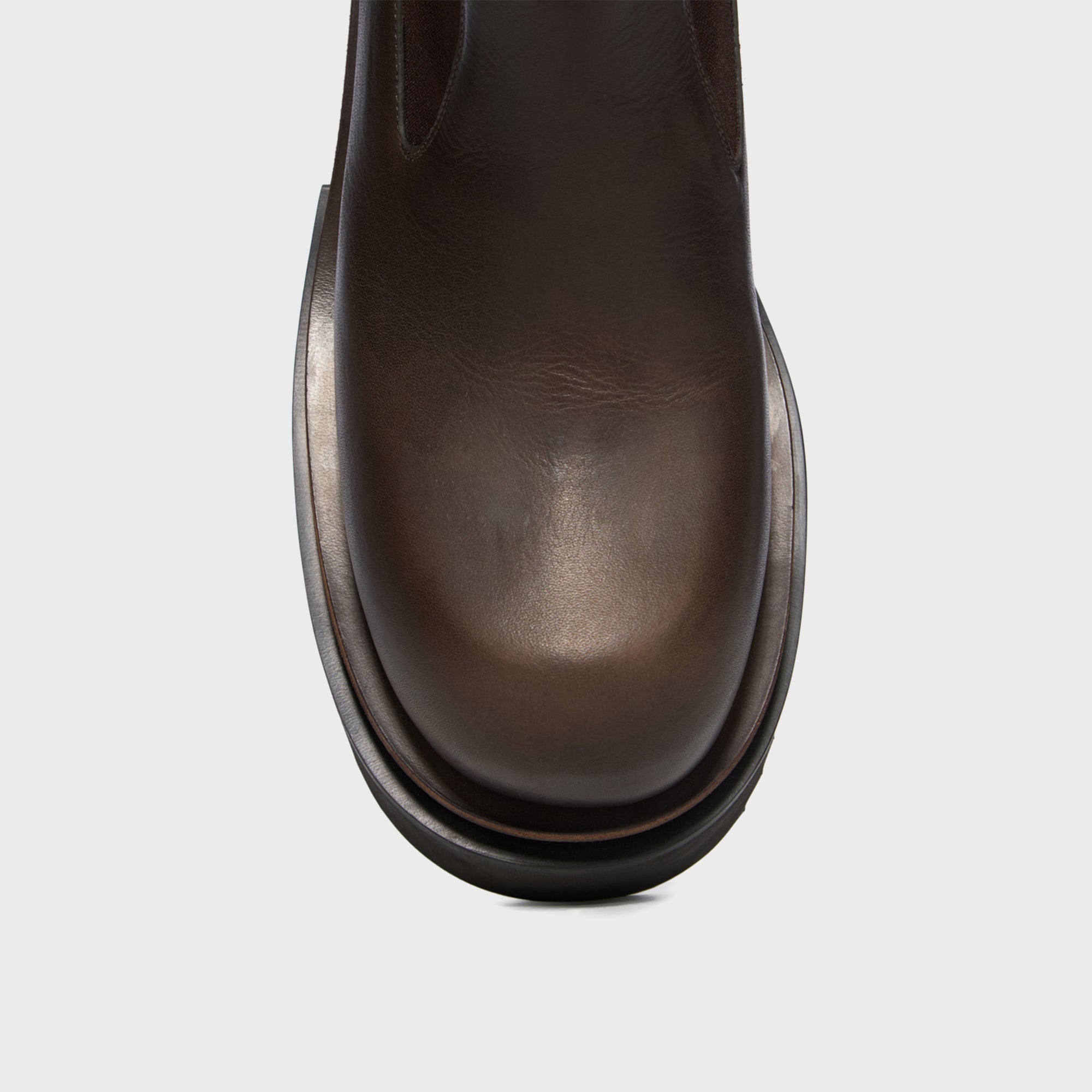 Rick Owens WMNS Beatle Bogun Chelsea Boots - Dark Dust