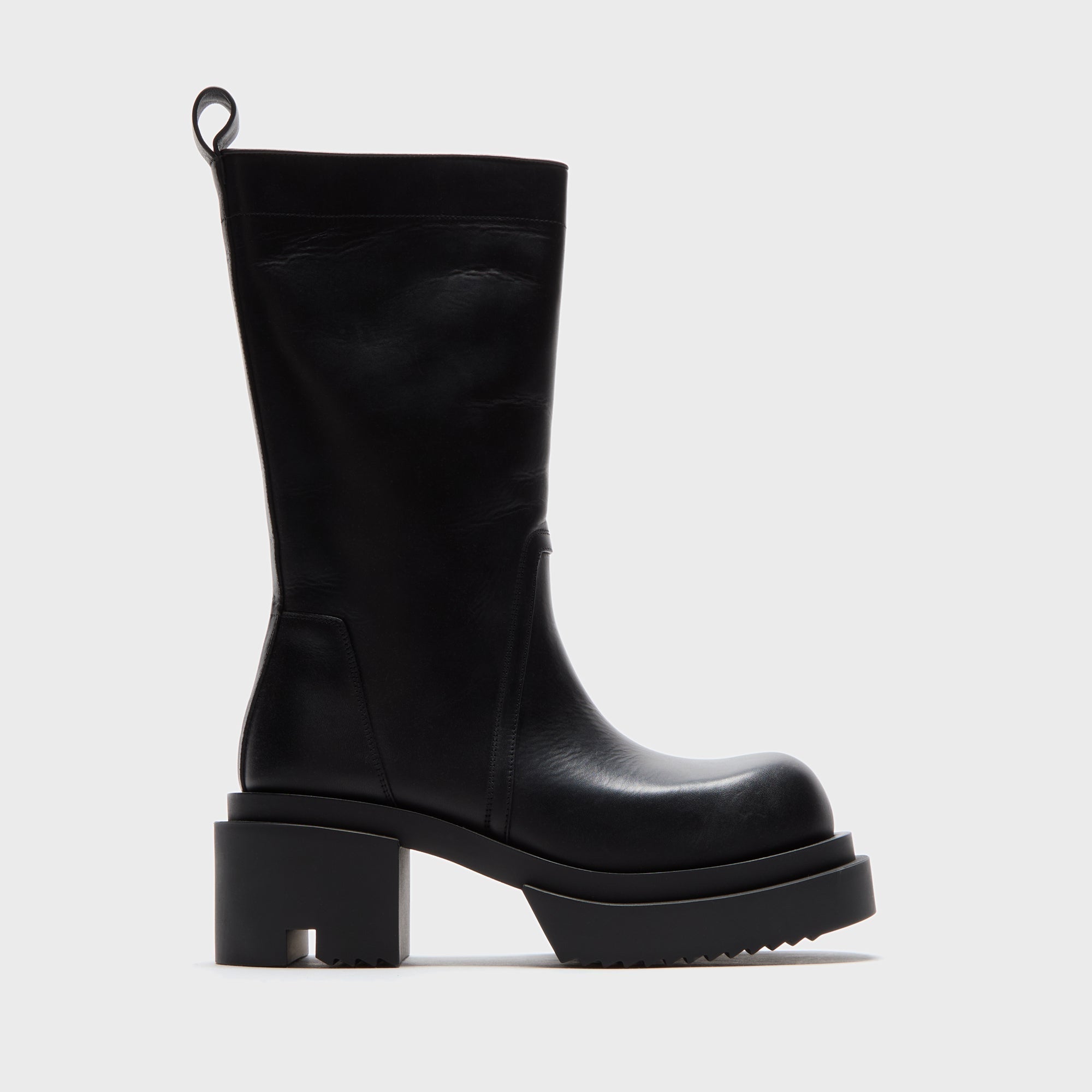 Rick Owens Concordians Calf Pull On Bogun Boots - Black
