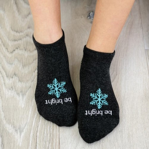 Crew-Length Indoor Socks for Lounge and Movement