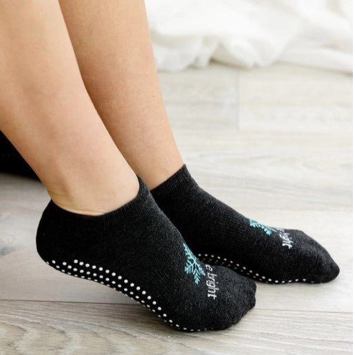 Crew-Length Indoor Socks for Lounge and Movement