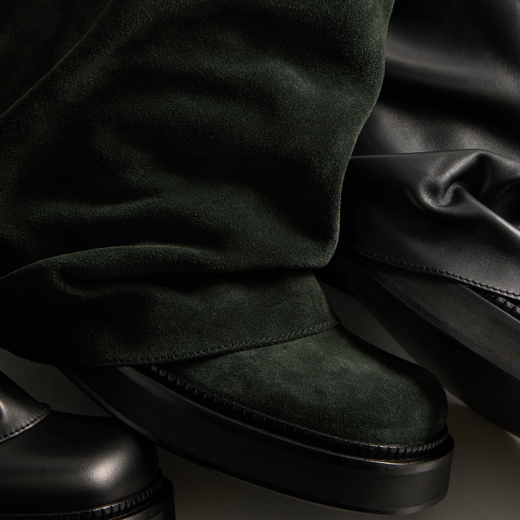 The Attico Mini Robin Combat Boot - Black