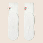 Crew Socks with Grip for At-Home Movement and Stretching