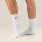 Crew Socks with Grip for At-Home Movement and Stretching