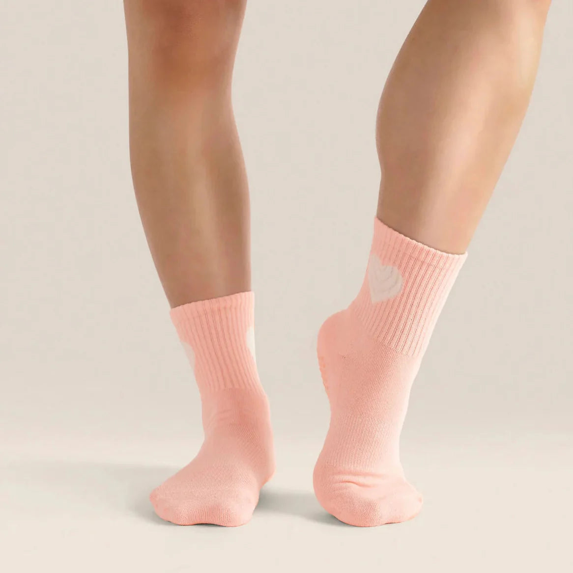 Grip Crew Socks for Home Fitness and Stretch Practice