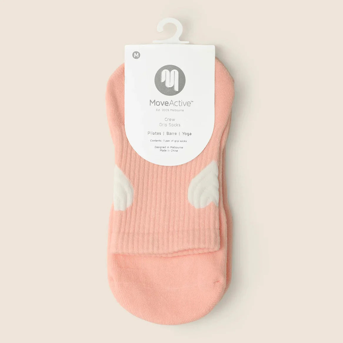 Grip Crew Socks for Home Fitness and Stretch Practice