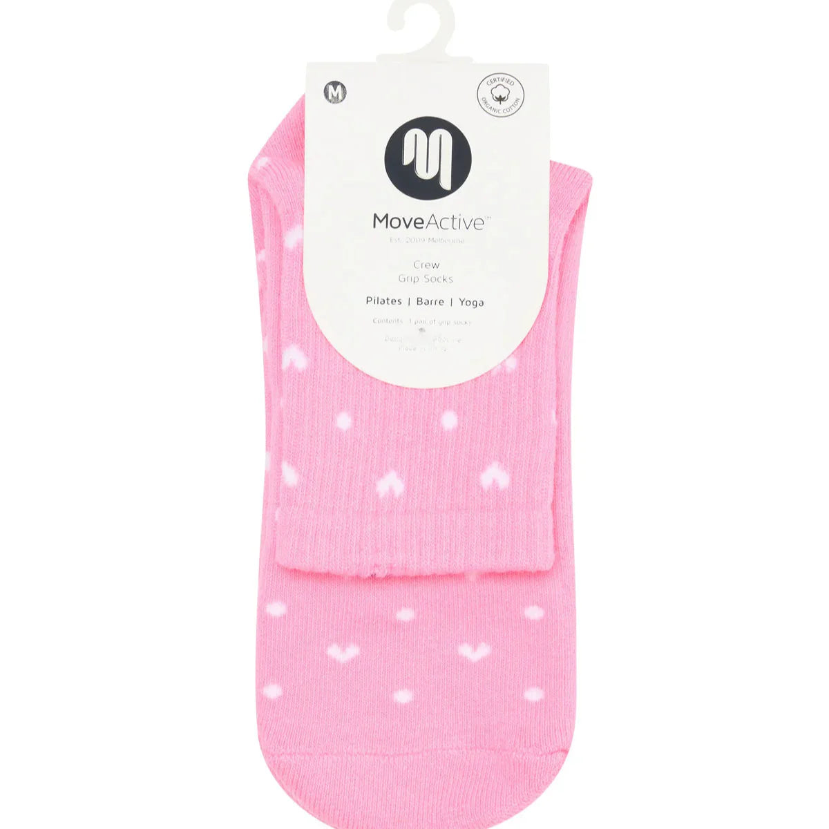 Retro-Inspired Crew Socks with Non-Slip Grip for Studios