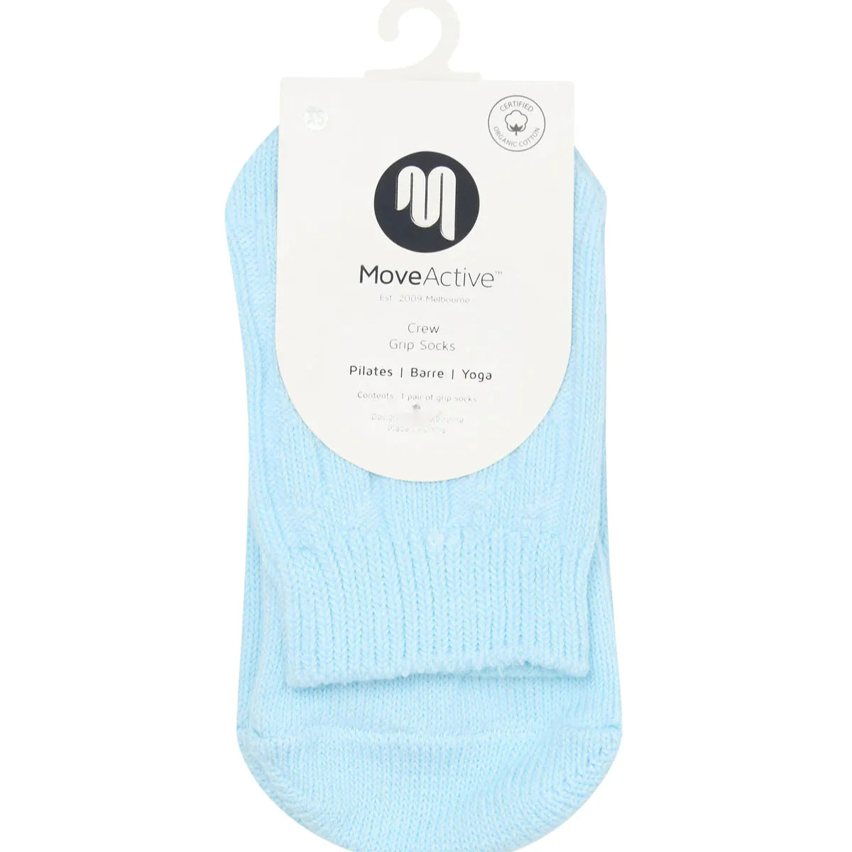 Crew-Length Non-Slip Socks for Pilates and Barre Classes