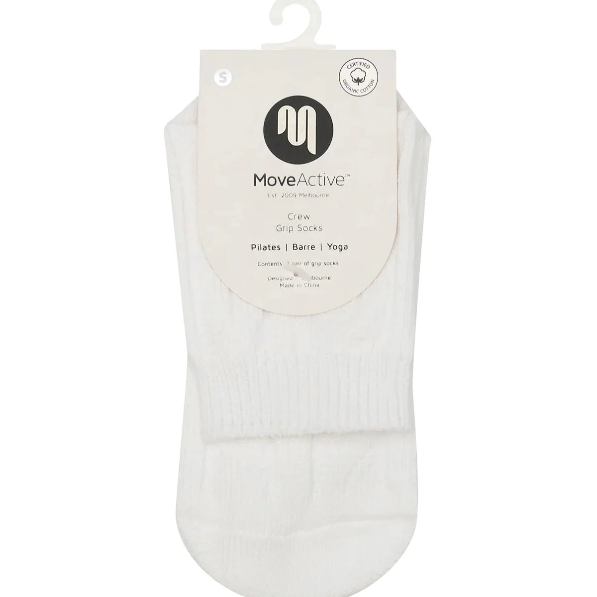 Crew-Length Non-Slip Socks for Pilates and Barre Classes
