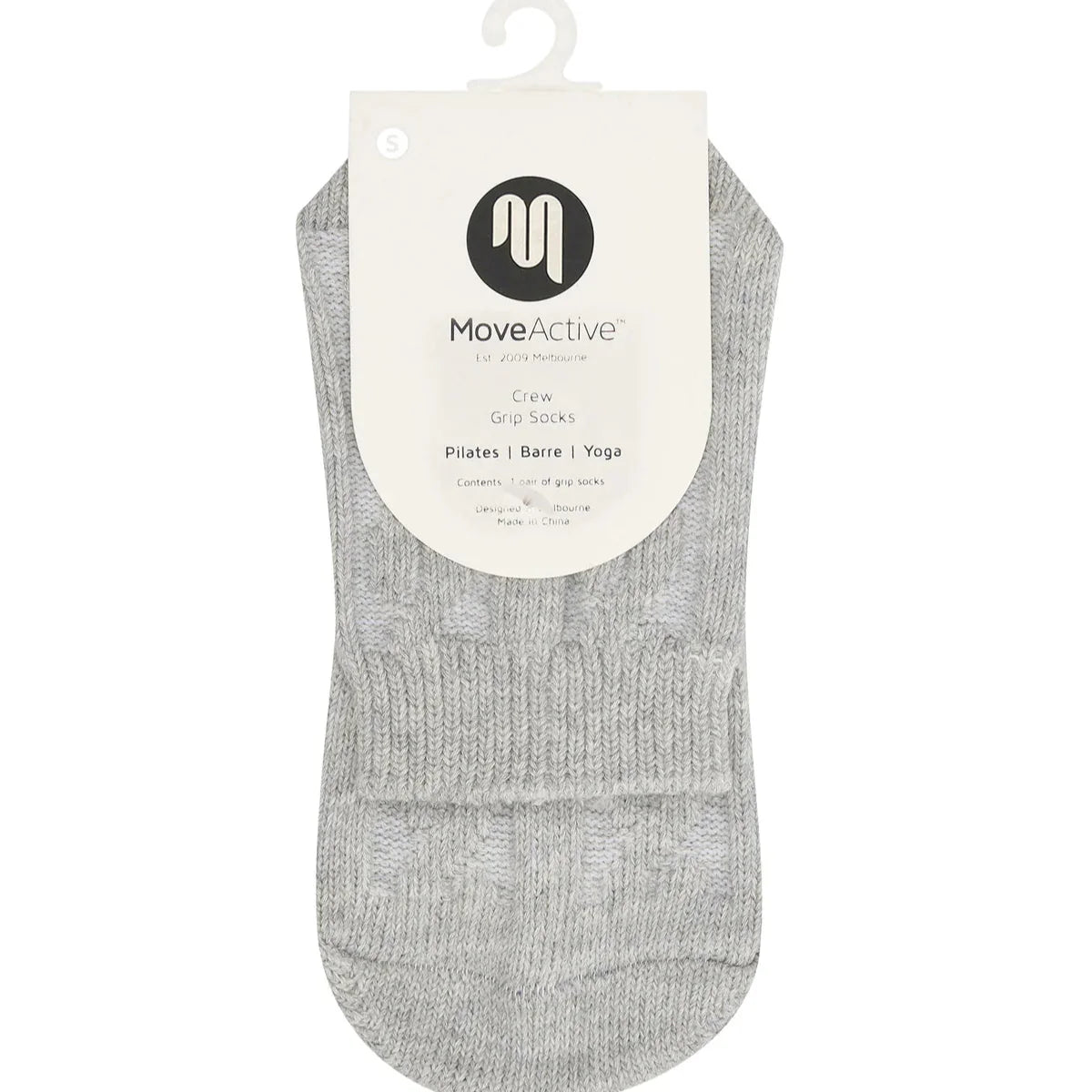 Crew-Length Non-Slip Socks for Pilates and Barre Classes