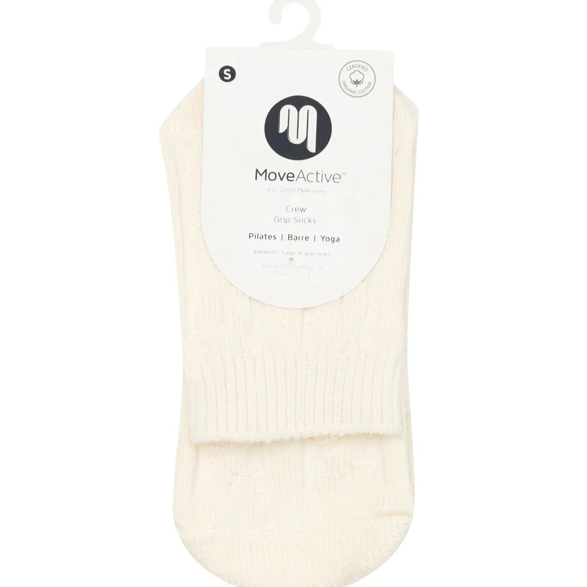 Crew-Length Non-Slip Socks for Pilates and Barre Classes