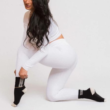 Indoor Fitness Socks for Stretching and Floor Work