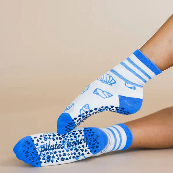 Studio Workout Socks with Anti-Slip Soles for Balance Practice