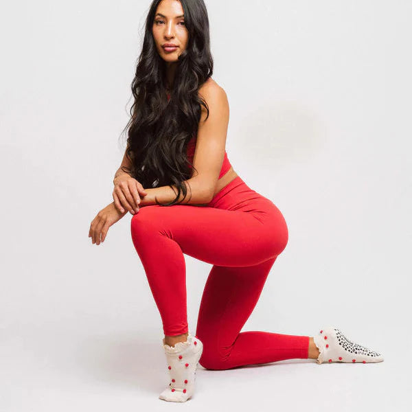 Indoor Studio Crew Socks for Everyday Home and Fitness