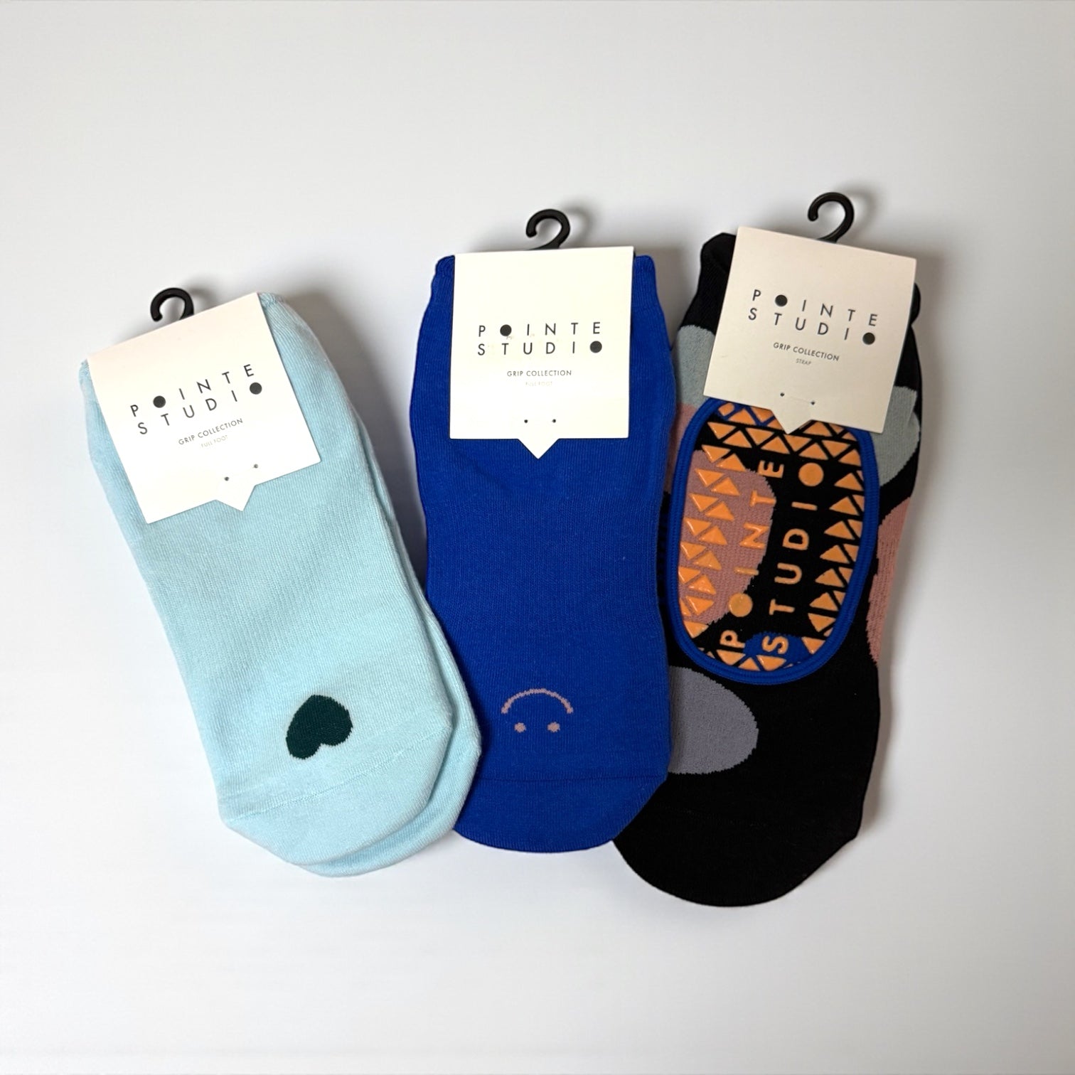 Crew-Length Indoor Socks for Home Fitness and Stretch
