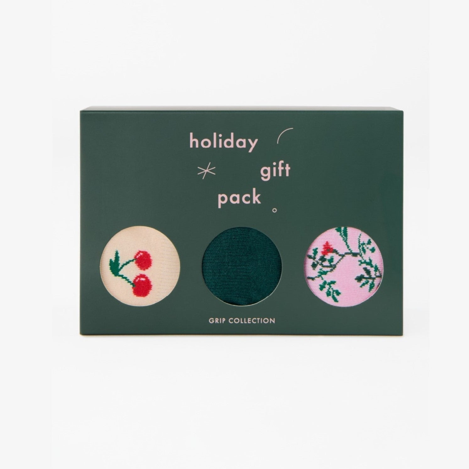 Crew Socks with Grip for Calm Indoor Workouts