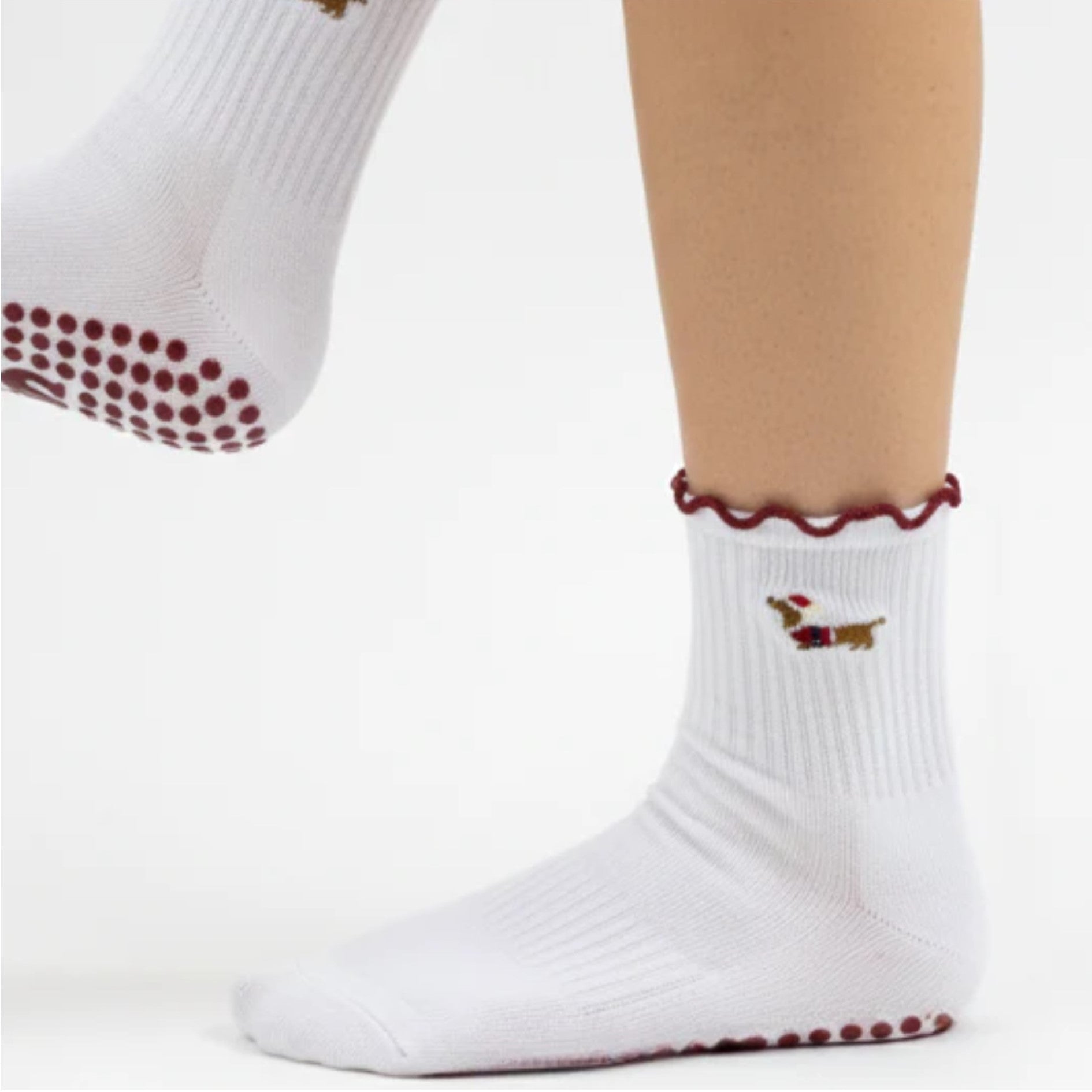 Grip Crew Socks for Studio Movement and Floor Exercises