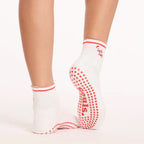 Indoor Studio Crew Socks for Controlled Fitness Routines