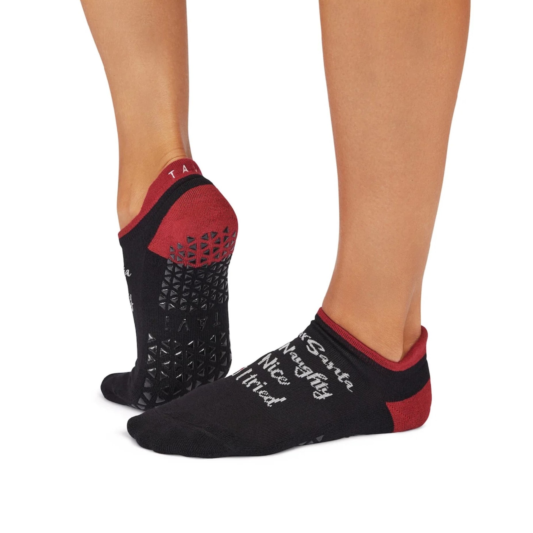 Crew-Length Indoor Socks for Controlled Fitness Practice