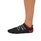 Crew-Length Indoor Socks for Controlled Fitness Practice