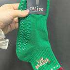 Crew Socks with Grip for Indoor Balance Exercises