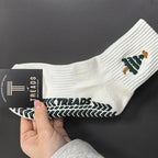 Studio-Inspired Crew Socks for Home Fitness Routines