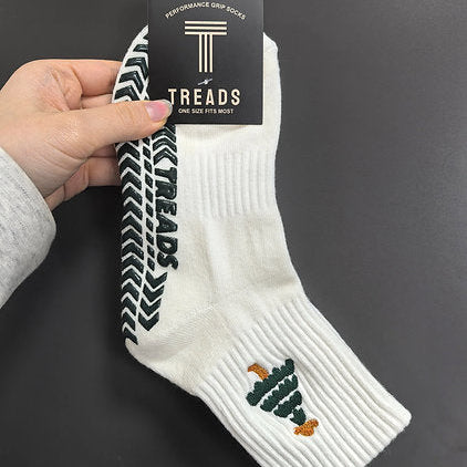 Studio-Inspired Crew Socks for Home Fitness Routines